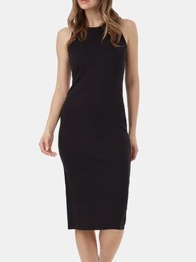 🔴 COTTON ON Black Sleeveless Midi Dress